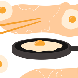 Fried eggs