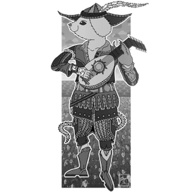 Раденти Крюс - мышь менестрель