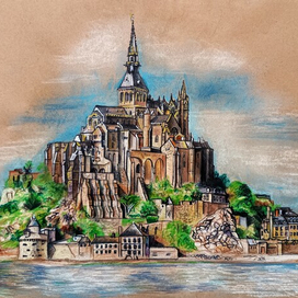 Замок Мон-Сен-Мишель