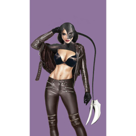 Главная героиня визуальной новеллы. 