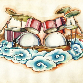 эскиз барабаны)