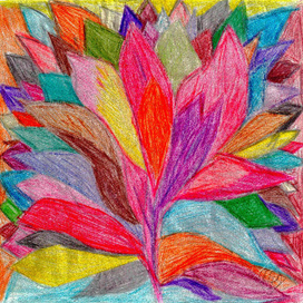  Яркая  абстракция