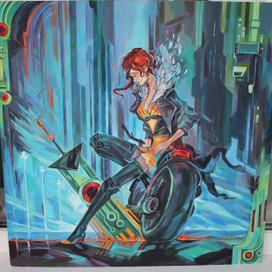 Рэд, персонаж игры "Транзистор". 