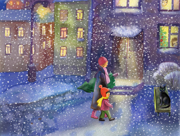 встреча с котом 