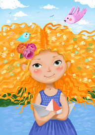 Девочка с корабликом.