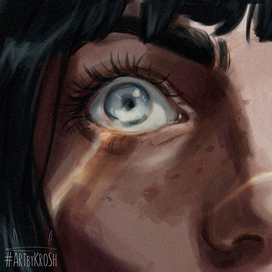 Глаза девушки. стадик по фото