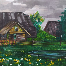 У бабушки в деревне 