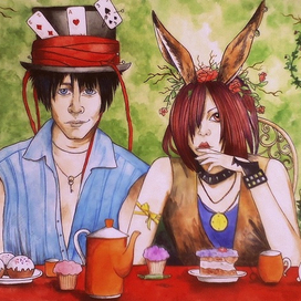 Безумный Шляпник и Мартовский заяц