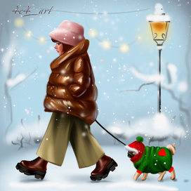 Девушка с собачкой 