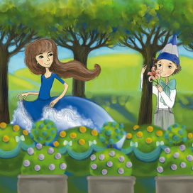 иллюстрация для "книги волшебства" Е. Стельмах