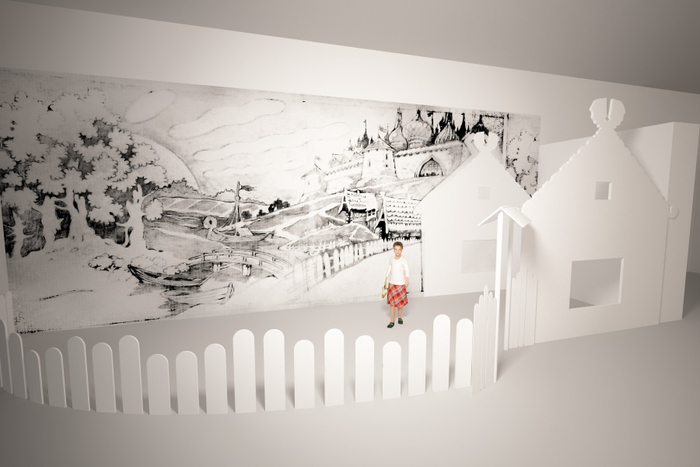 Эскиз, для "Игровой площадки". 2016г.