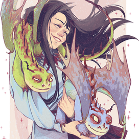 Истари с драконами