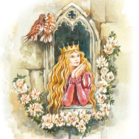 Королевна. К книге С. Прокофьевой "Легенды Европы".