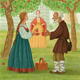 Заволжские сказки, иллюстрация