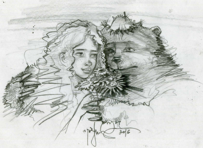 A fragment of the comic book "Masha and the Bear"