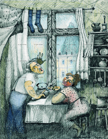 Разговор на коммунальной кухне