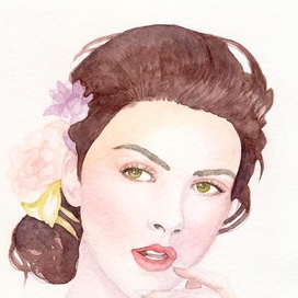 Акварельный портрет