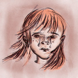 Crying girl 