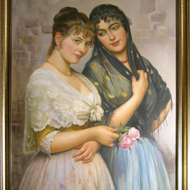 Копия с репродукции. Эжен Де Блаас. 