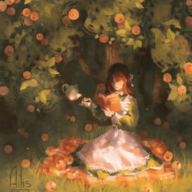 Яблочное чаепитие