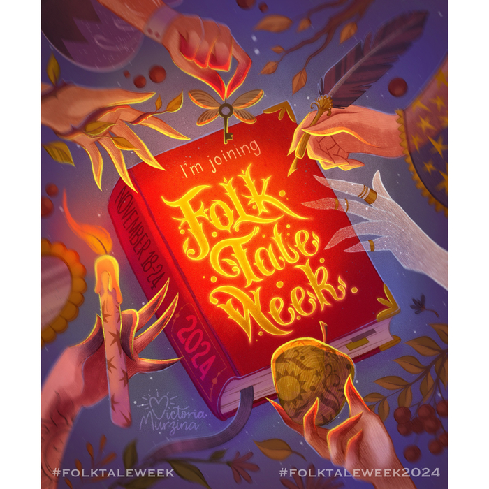 Афиша к марафону Folk Tale Week 2024