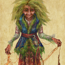 Кикимора. Персонаж для анимации.