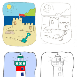 Разработка раскрасок