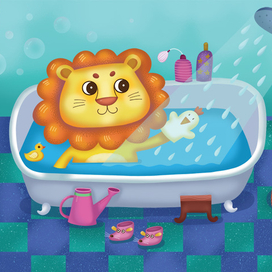 Детские карточки для издательства "Робинс"