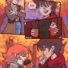 Тепло-осенняя страничка 