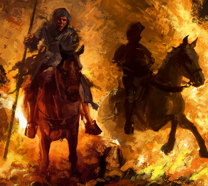 Всадники. Голод и Война