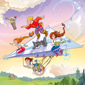 Иллюстрация для детского журнала