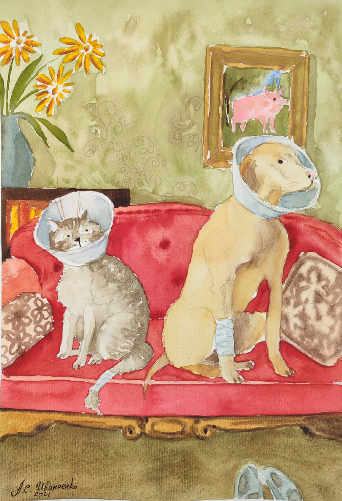 После сражений. Победила дружба!