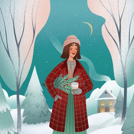 Зимняя девочка