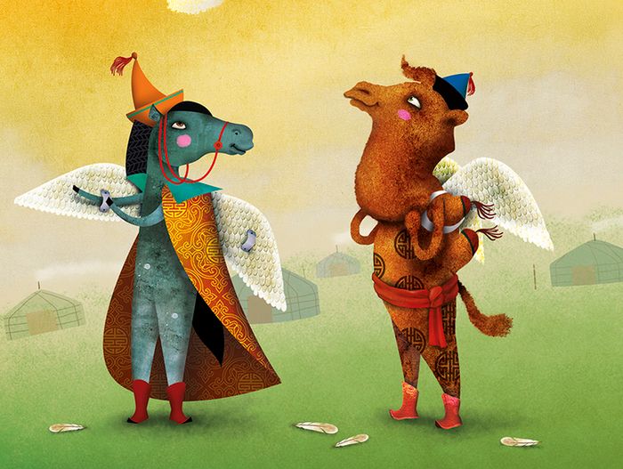 лошадка и верблюжонок