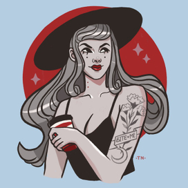 Девушка вампир