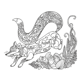 Лиса - охотница