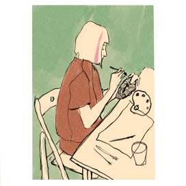 Набросок. Эля