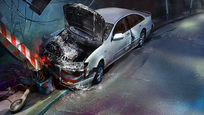 Авария. Локация.