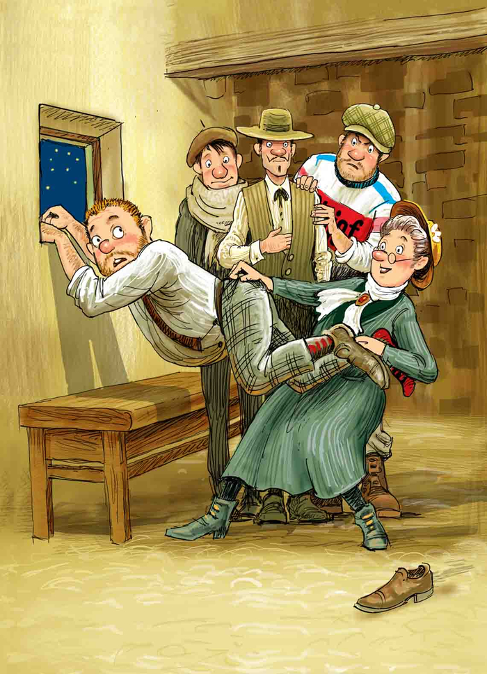 Иллюстрация к детективу стр. 86 