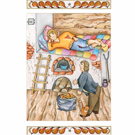 Иллюстрация к сказке "По щучьему веленью"