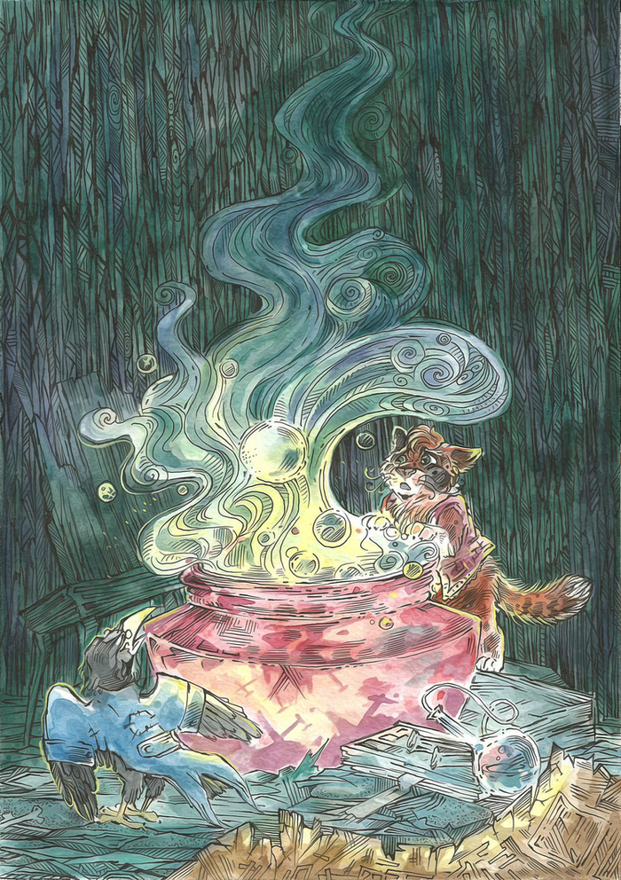 Обложка • Волшебный пунш • Михаэль Энде