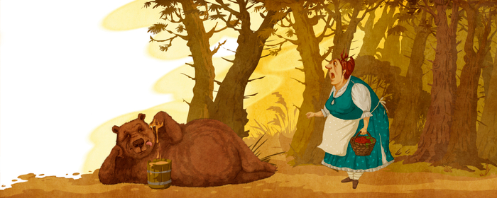 фрагмент оформления продуктового магазина