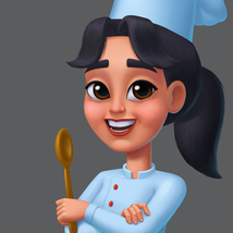 Девушка повар