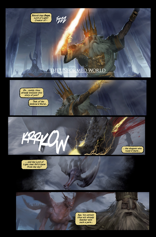 Dark souls comic #1 page 1
