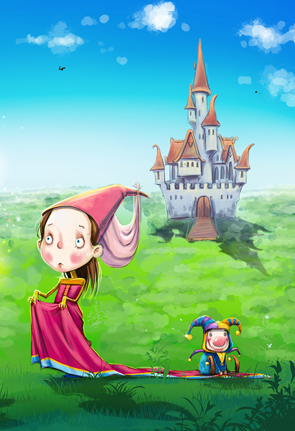 Принцессочка на прогулке