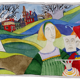 Иллюстрация к книге "Adventures of D.Dee"