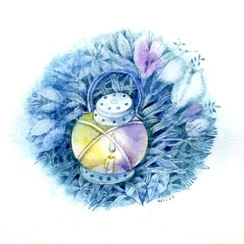 Иллюстрация к книге Л. Стружецкой "Ночь Жука Светлячка" 12