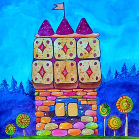 Домик из сладостей