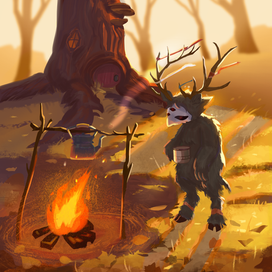 Иллюстрация для челленджа Folk Tale week