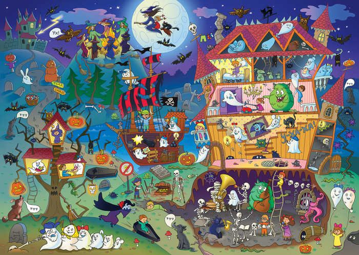 Не боимся темноты. Виммельбух поле 